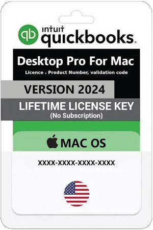 QuickBooks Desktop Mac Plus 2024 – Lifetime License Key – USA Version